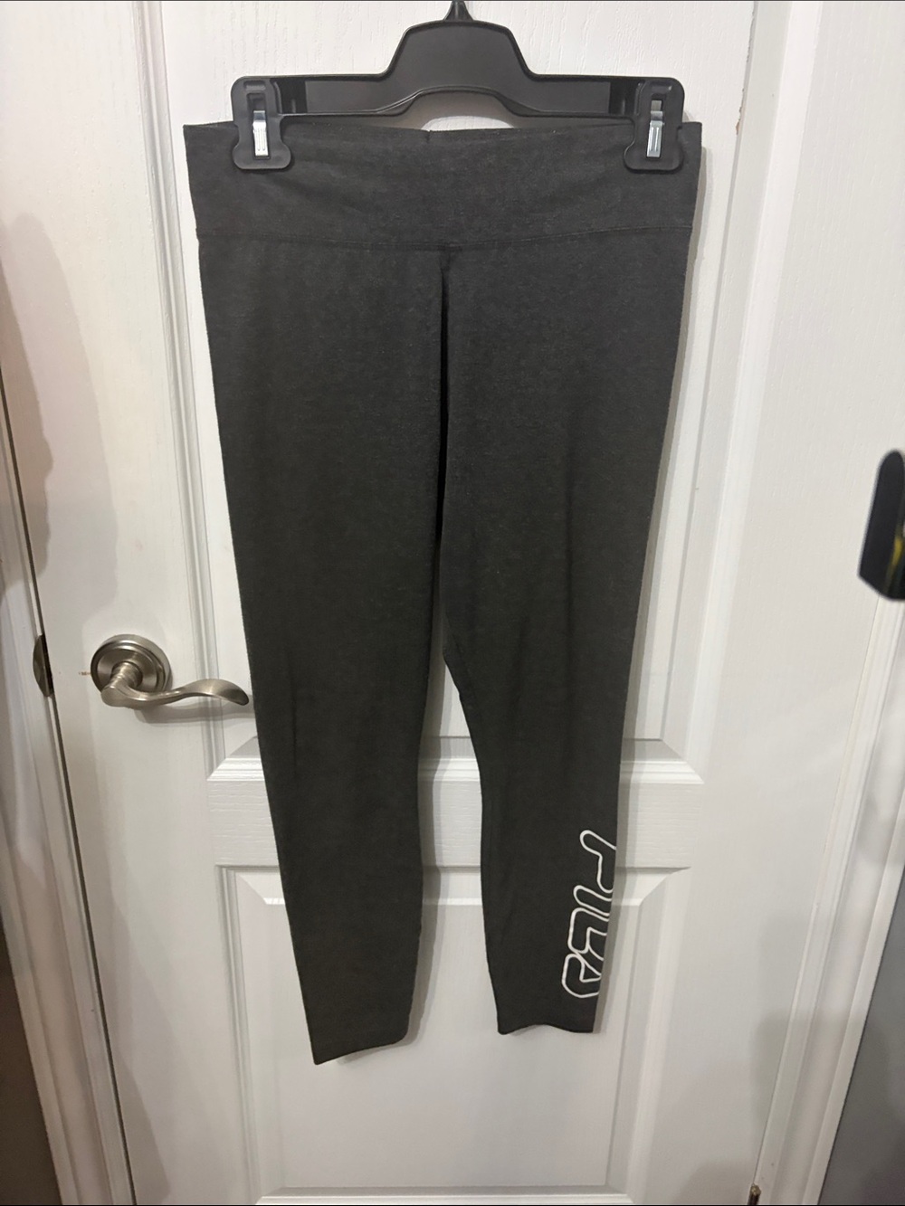 Fila Dark Gray Logo Leggings
